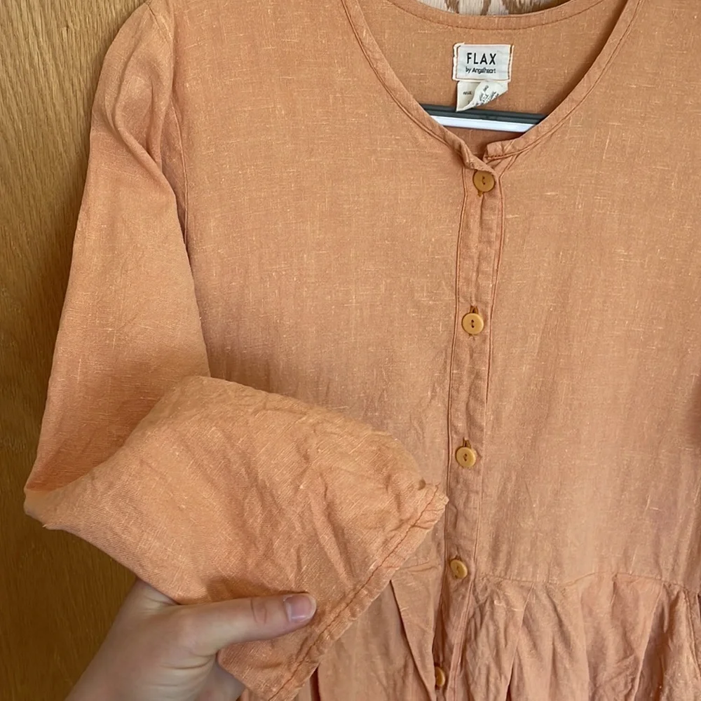 FLAX linen tunic/mini dress - Picture 3 of 5